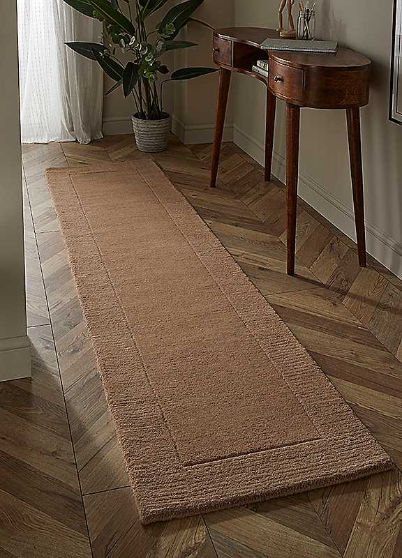 Esselle Home Taupe Esme Wool Runner