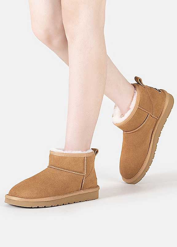 Everau Chestnut Finch Ultra Mini Classic Boots