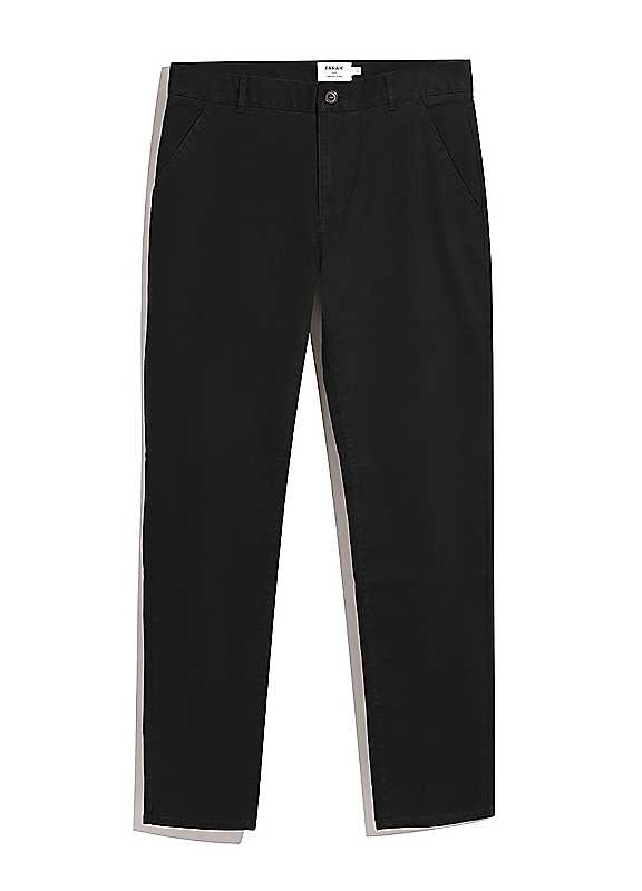 Farah Black Elm Stretch Twill Chinos Small