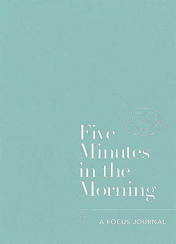 Five Minutes in the Morning Focus Journal Self Care Wellbeing Paperback - Image 8