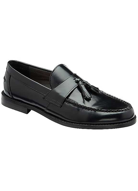 Frank Wright Men's Black Bounty Loafers Colour: : Size 8 - Image 2