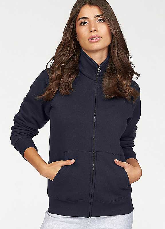 Fruit Of The Loom Navy Sweat Jacket Medium