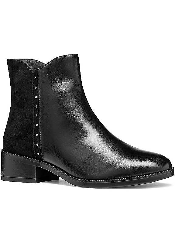 Geox Camexia Leather Ankle Boots Women's Black Size 41 (7) - La Redoute - Image 9