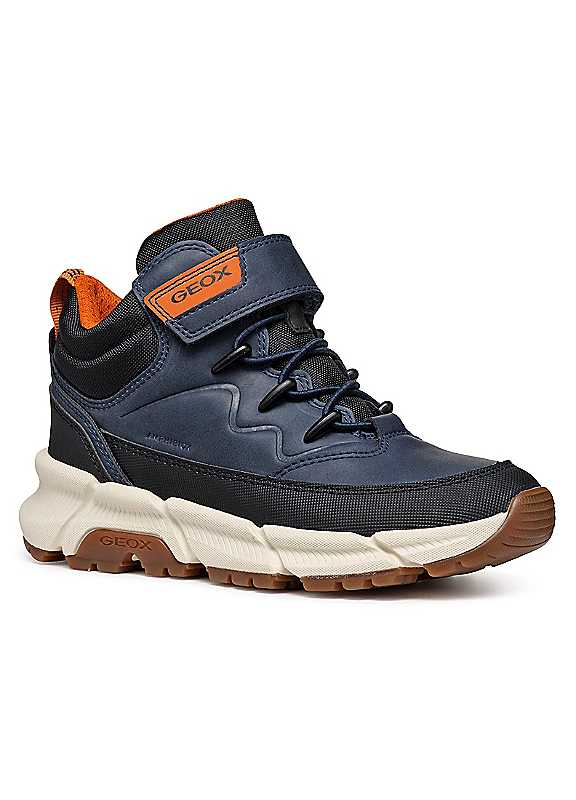 Geox Boys Blue Flexyper Plus Abx Winter Boots Size 3 Kids
