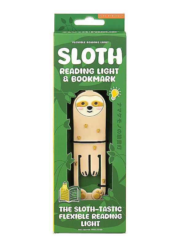 B&Q - Sloth Flexible Led Reading Light And Bookmark - Image 5