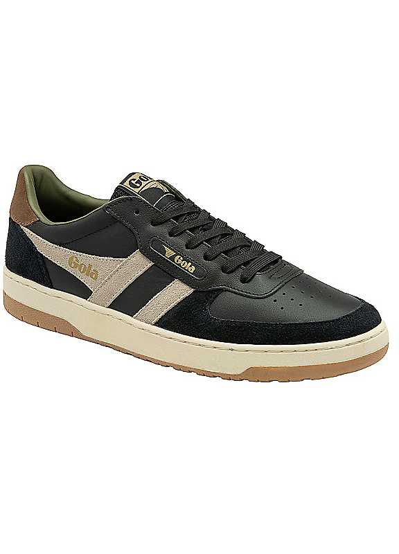 Gola Men's Black Classics Hawk Trainers Size 8