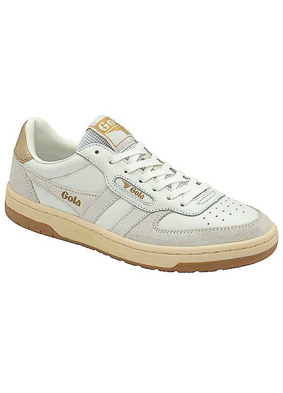 Gola Women's White Classics Hawk Trainers Size 4