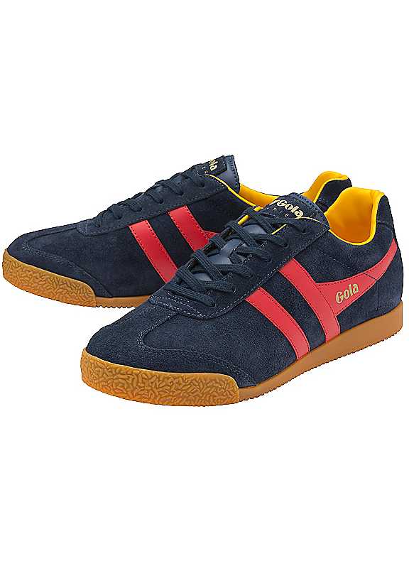 Gola Men's Navy Red Harrier Trainers Size 9