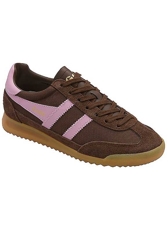Gola Women's Marron Suede Trainers Tornado - Image 2