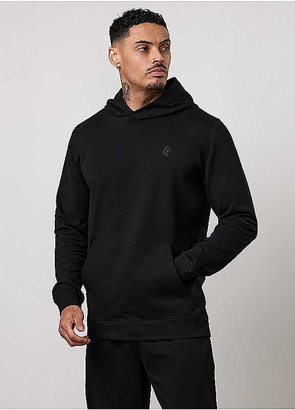 Gym King Victory Lightweight Loopback Hoodie - Black S - Image 5