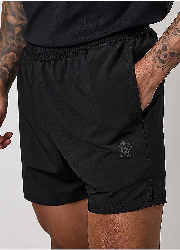 Gym King Men's Black Victory Performance 5 Inch Shorts
