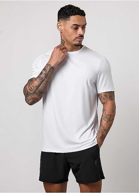 Gym King Men's White Victory Performance Poly Tee in Size M, Sports Direct - Image 3