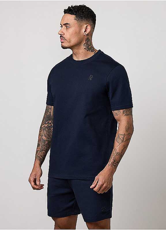 Gym King Men's Navy Victory Regular Fit Jersey T-Shirt