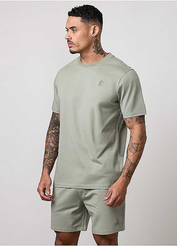 Gym King Men's Soft Khaki Victory Regular Fit Jersey T-Shirt