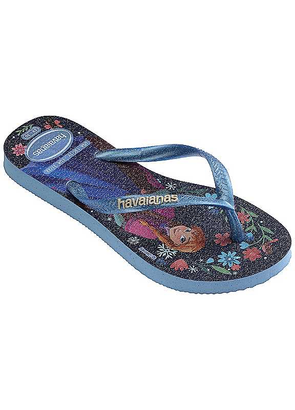 Havaianas Hav Slim Princess Flip Flops Blue Size 33 Kids - La Redoute - Image 3