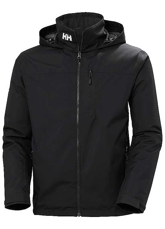 Helly Hansen Men's Black Waterproof Crew Hooded Midlayer Sailing Jacket 2.0 - Image 5