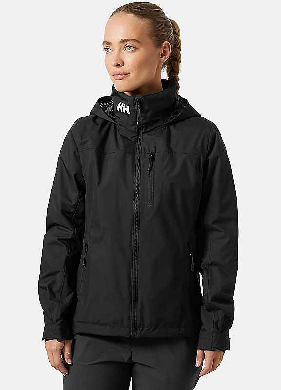 Helly Hansen Sport Women's Black Crew Hooded Midlayer 2.0 Sailing Jacket Large - Image 3