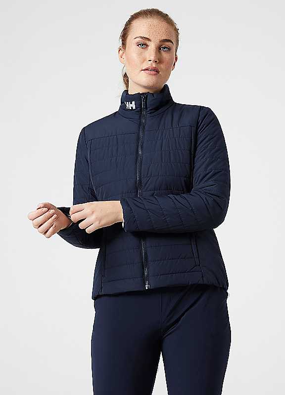 Helly Hansen Sport Women's Blue Crew Insulated Sailing Jacket Extra Large - Image 3