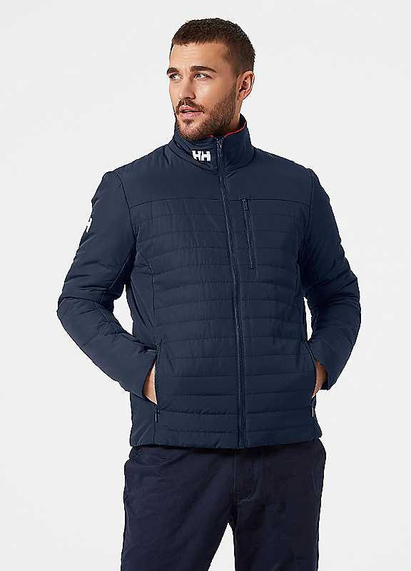 Helly Hansen , Light Jackets, Male, Blue, S, Crew Insulator Jacket 2.0 - Image 3