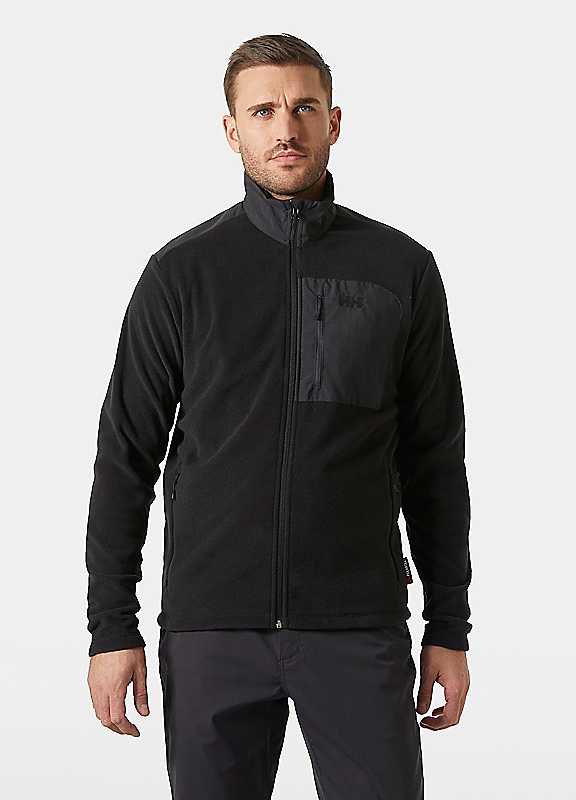 Helly Hansen Men's Black/Ebony Daybreaker Block Microfleece Jacket - L - Image 3