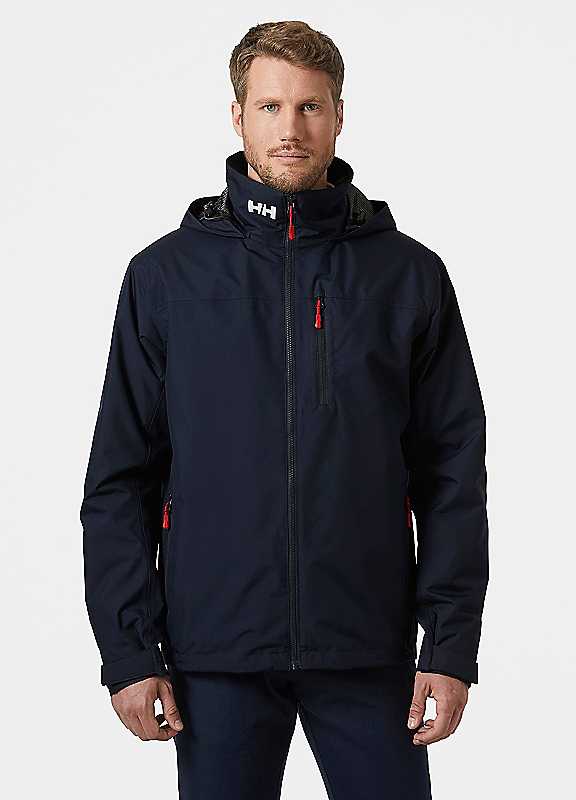 Helly Hansen Men's Navy Crew Hooded Midlayer Sailing Jacket 20 Xxl