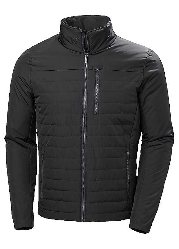 Helly Hansen Crew Insulator Jacket for Men, Black Sailing Jacket, Size XL - Image 4