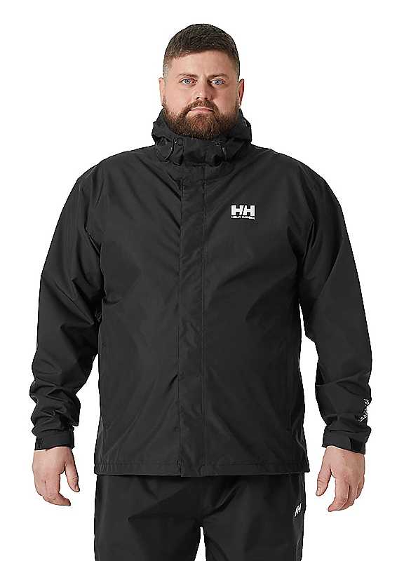 Helly Hansen Men's Black/Ebony Seven J Jacket - S - Image 5