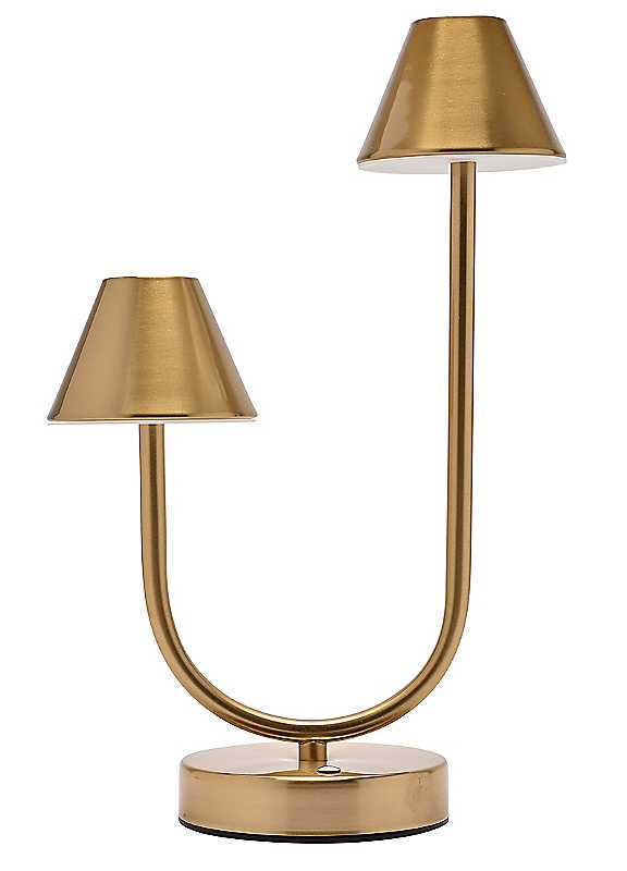 Hestia Bronze Usb Rechargeable Touch Double Light Table Lamp Size 4