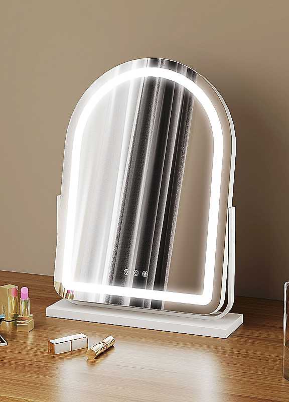 Homcom Light Vanity Mirror With S, 3 Colour, 360° Rotation, Touch Screen - 33W X 44.5H X 12Dcm - Image 7