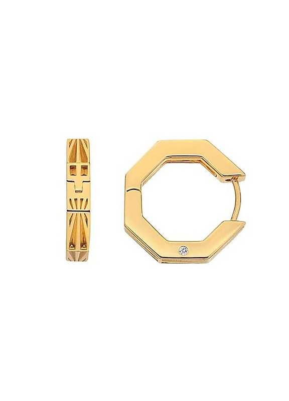 Hot Diamonds Gold X Jac Jossa Hope Earrings 18Ct