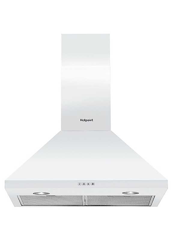 Hotpoint White Builtin Cooker Hood Phpc65flmx Size 6
