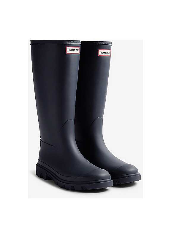Hunter Women's Blue Downpour Tall Boots