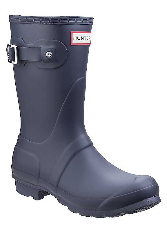 Hunter Women's Blue Original Short Wellies in Size 4, Sports Direct - Image 12