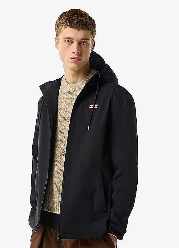 Hunter Men's Black Original Waterproof Jacket - Image 5