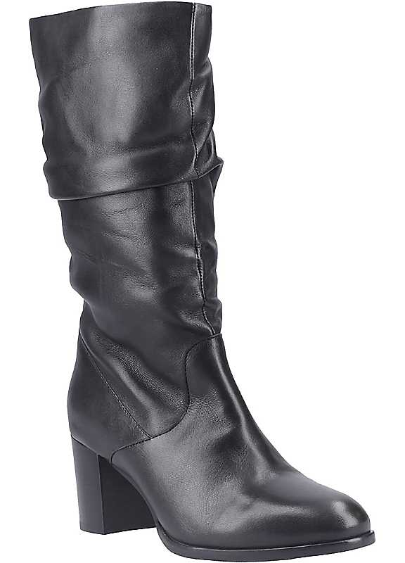 Hush Puppies Women's Black Cosima Knee High Boots Colour: : Size 5 - Image 7