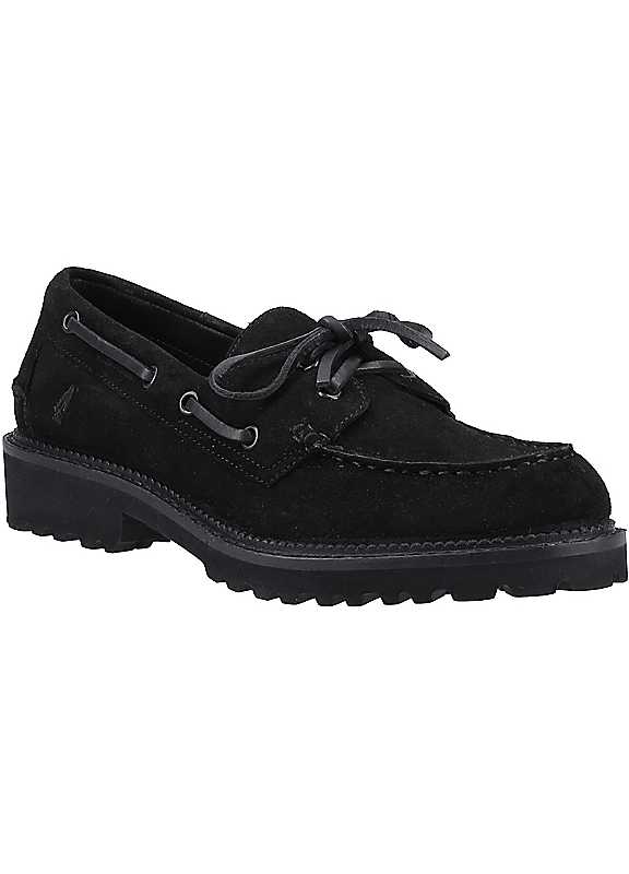 Hush Puppies Black Geri Loafers Size 7