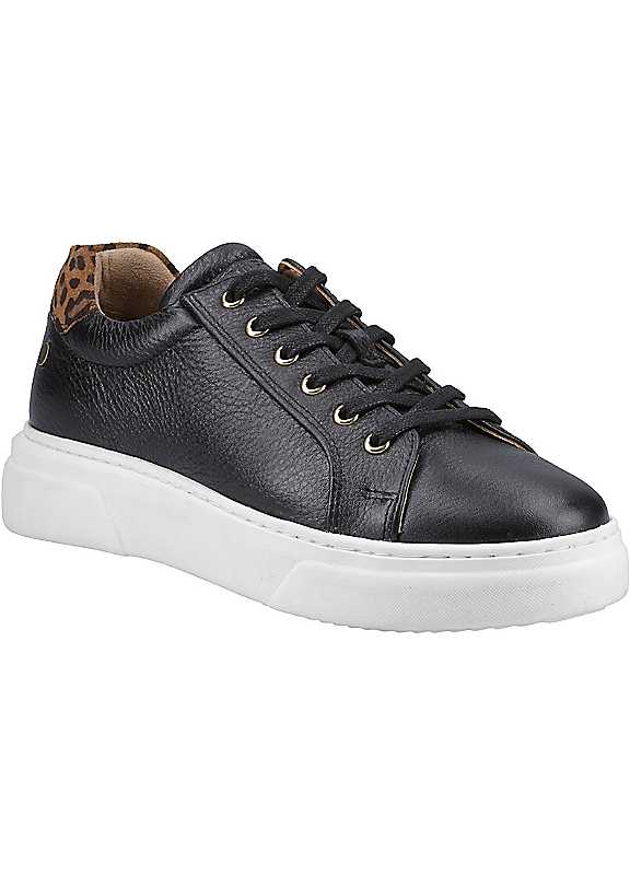 Hush Puppies Black Kathryn Trainers Size 8