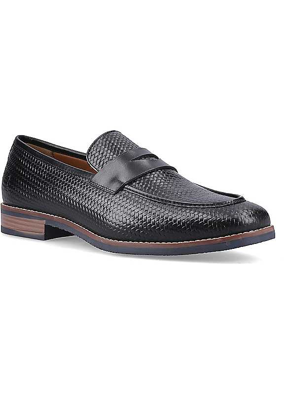 Hush Puppies Men's Loafers - Leather - Black - Size 12 - Image 2