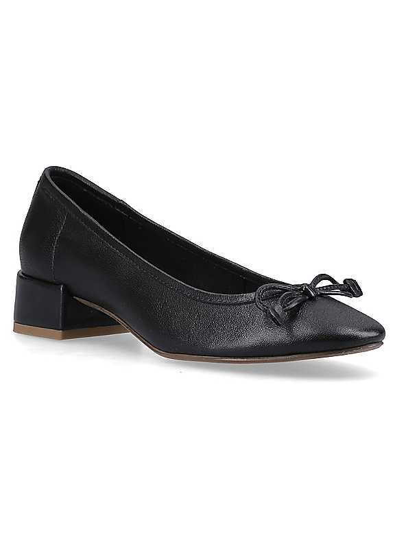 Hush Puppies Women's Black Silvia Ballerina Court - Size 7 - Image 2