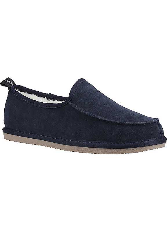 Hush Puppies Men's Navy Charles Slippers  - Size 7 - Image 5