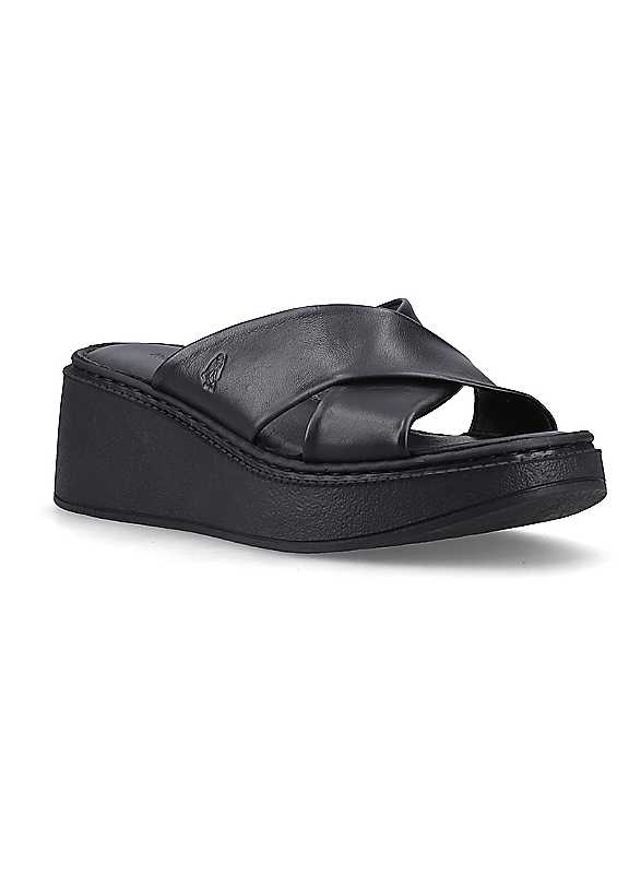 Hush Puppies Women's Bobbi Wedge Sandal in Black | Size: 5 - Image 7