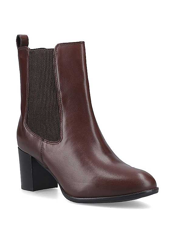 Hush Puppies Camellia Heeled Boot, Brown, Size 7, Women - Image 3