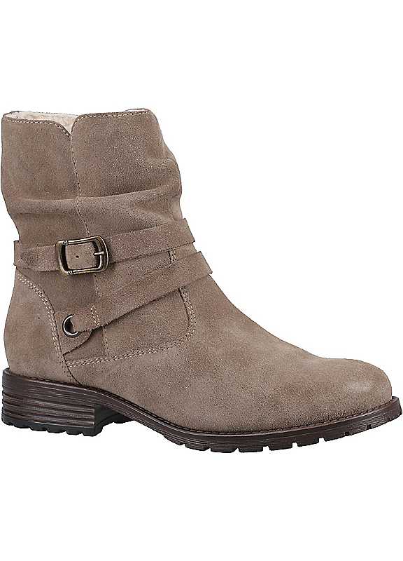 Hush Puppies Brown Piper Ankle Boots Size 3