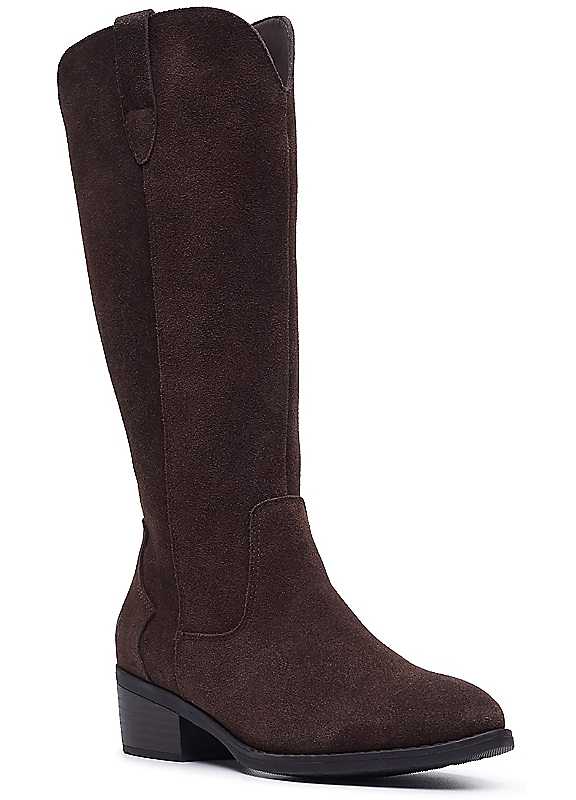 Hush Puppies Women's Chocolate Isabella Long Boot In Size 7 - Image 7