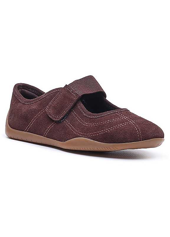 Hush Puppies Women's Chocolate Juno Sneakerina In | : Size 7 - Image 2