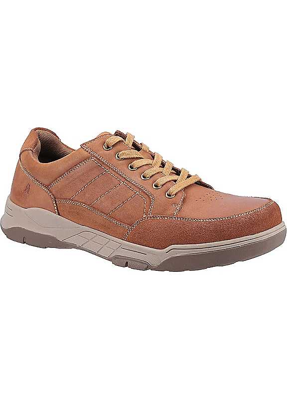 Hush Puppies Men's Tan Finley Lace Up Shoes Colour: : Size 6 - Image 6