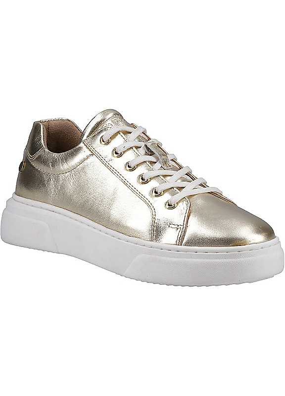 Hush Puppies Gold Kathryn Trainers Size 6