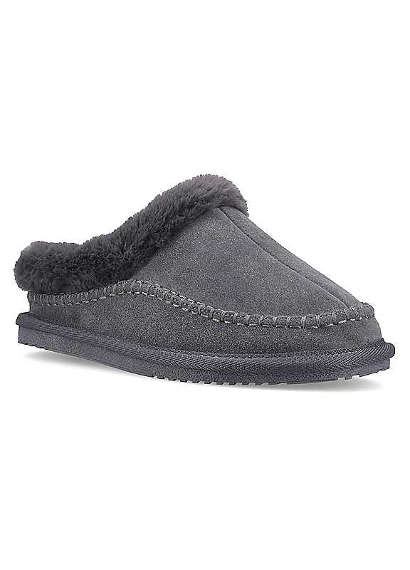 Hush Puppies Women's Grey Anika Slipper In | Size: 8 - Image 5
