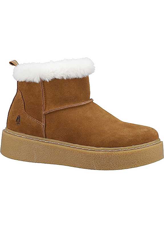 Hush Puppies Women's Tan 'Becca' Ankle Boots In | : Size 6 - Image 4