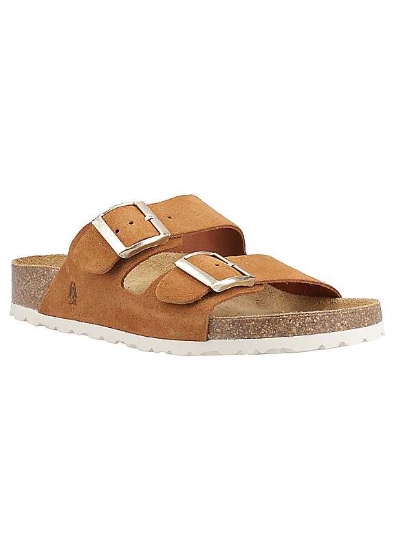 Hush Puppies Women's Brixley Mule Sandal in Tan | Size: 6 - Image 2